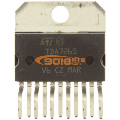 全新原裝ST牌 TDA7265 雙聲道音頻功放IC集成塊 芯片