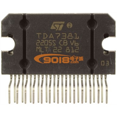 全新原裝ST牌TDA7381音頻功放芯片 IC集成電路