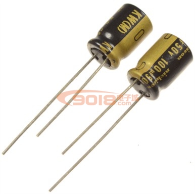 全新原裝Nichicon尼吉康電容100uF/50V電解電容 金裝KW系列 腳距3MM