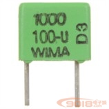 全新原裝德國 WIMA(威馬)發燒薄膜電容 1000pf/100v 腳距5MM