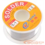 凱納牌100g低溫焊錫 0.8mm 小卷焊錫絲 含錫量 63% 高亮度焊錫絲(100G/卷)