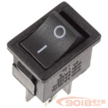 船型電源開關 4腳2檔 蹺板開關 機箱面板 儀器儀表配用 黑/紅顏色可選