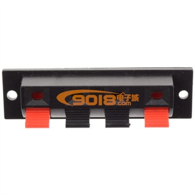 音響功放機箱接線端子 四聯4位音箱接線柱 接線板 線夾