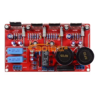 發燒級高保真TDA7293并聯雙聲道立體聲2.0功放板（豪華板）150W*2