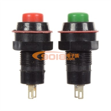 DS213 按鈕開關 電源開關 自鎖開關 直徑10MM 多色可選