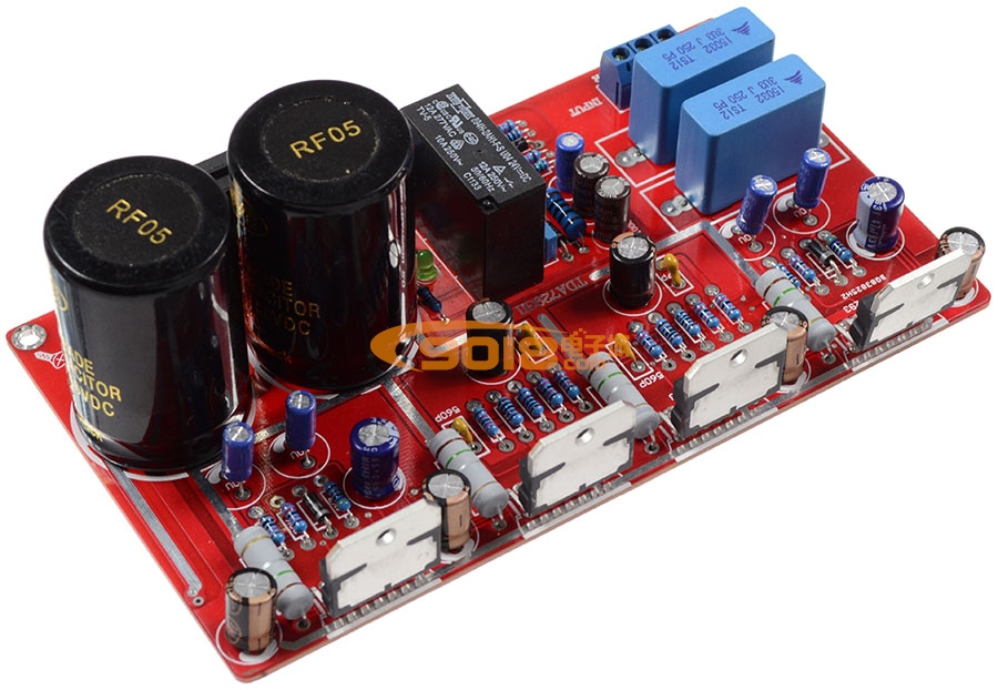 發燒級高保真TDA7293并聯雙聲道立體聲2.0功放板（豪華板）150W*2