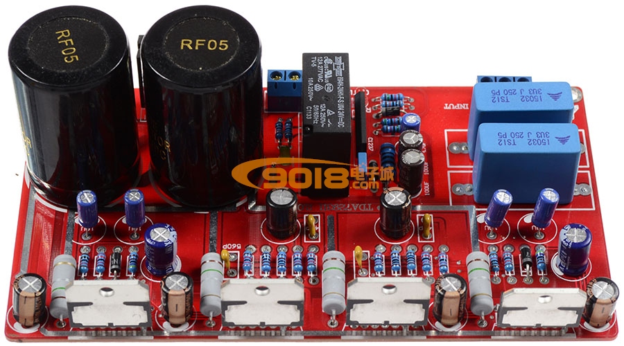 發燒級高保真TDA7293并聯雙聲道立體聲2.0功放板（豪華板）150W*2