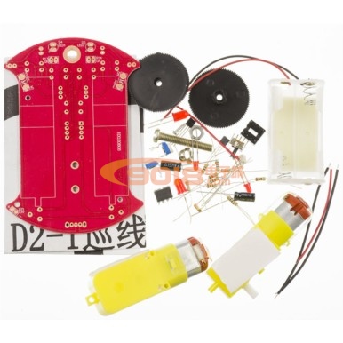 LM393數(shù)字電路智能循跡小車套件/散件 教學(xué)實(shí)訓(xùn)器材