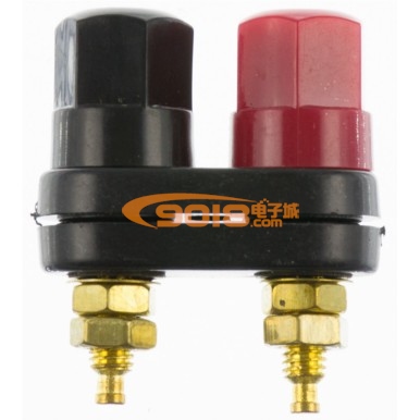 紅黑兩位/二位 功放機箱接線柱、香蕉頭插座、音響插座 /只