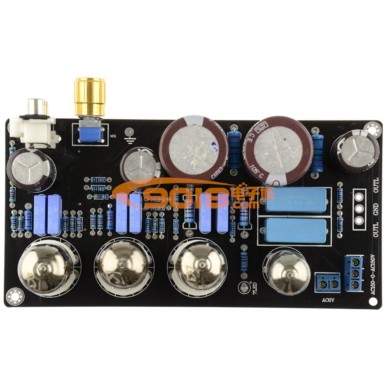 發燒膽味 6N4 電子管膽前級板（參考Maratz 7電路）功放前置放大板