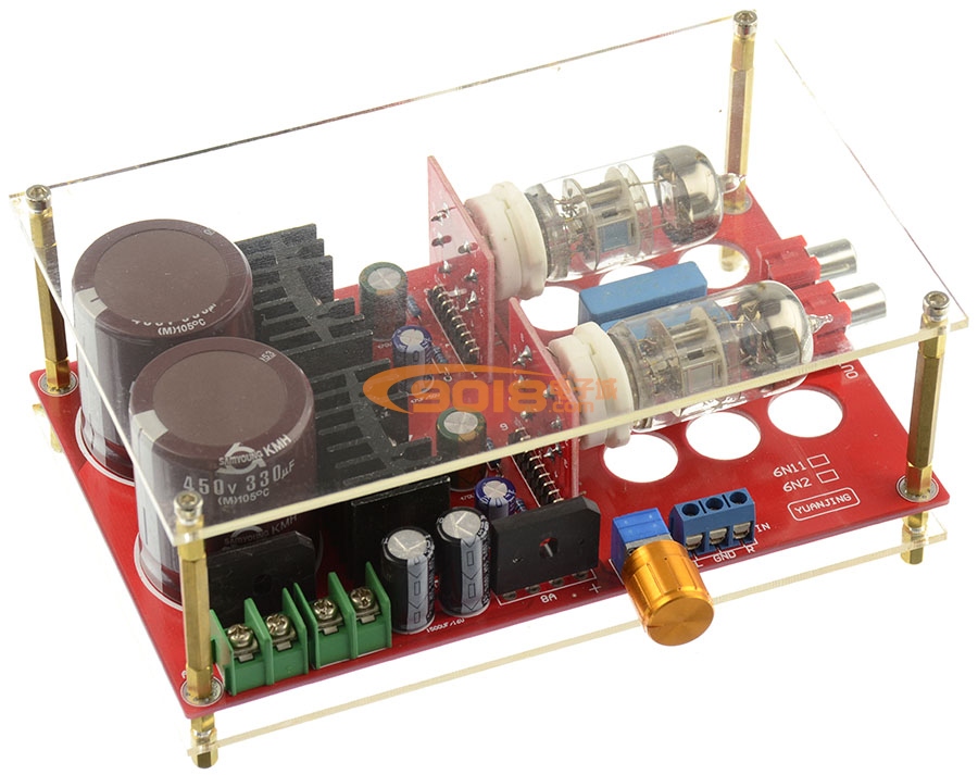 6N2電子管膽前級板 裸奔版 發燒功放前級