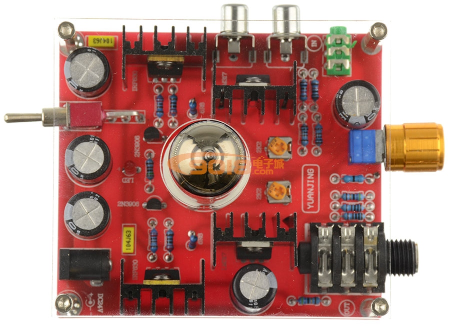 發燒級6N11電子管甲類耳機放大板 膽耳放 成品板