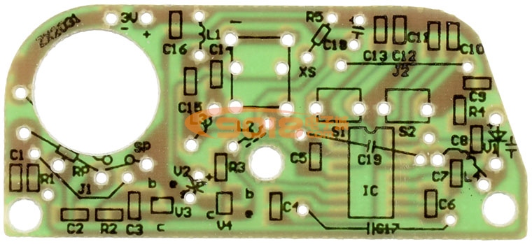 ZX2031型SMT貼片元件調(diào)頻微型收音機教學(xué)散件/電子制作套件