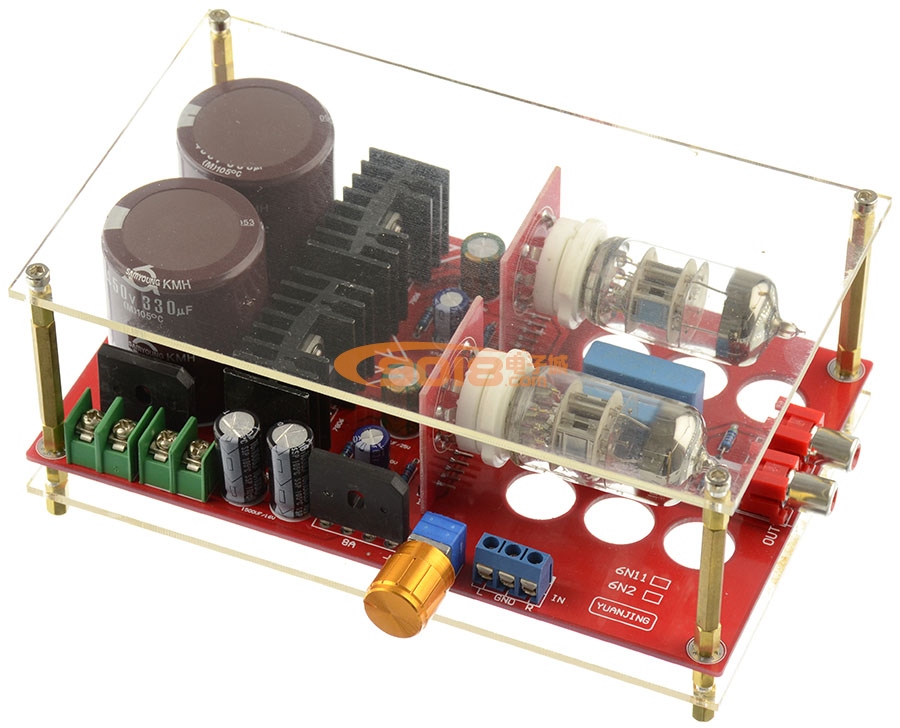 6N2電子管膽前級板 裸奔版 發燒功放前級