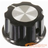 圓柄電位器膠木旋鈕/帽子 16X27MM 適合軸內徑6MM