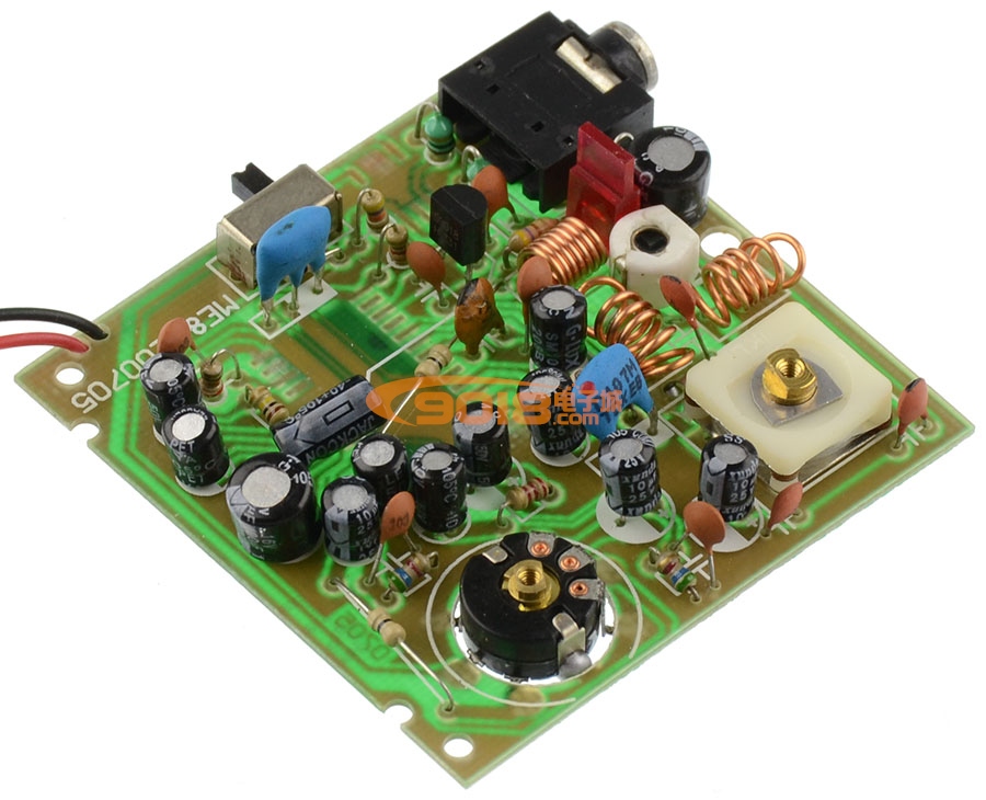 CXA1238M BP機式調頻接收板 FM廣播收音板 成品板 頻率連續可調