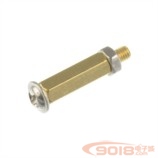 M3單通六角銅柱 螺紋3MM*長15+6MM 配螺母 螺絲 PCB線路板 電路板 支撐固定 