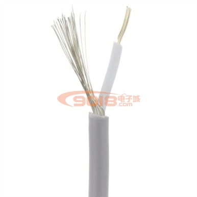 單芯屏蔽線/信號線/抗干擾傳輸線 外徑2.3mm 美標26AWG 一米價