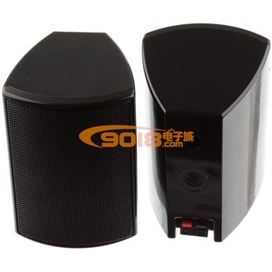 桌面臺式/掛壁式3寸電腦全頻音箱 空箱體 箱殼 塑料膠殼