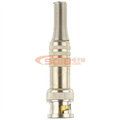 全銅半鍍金 BNC/Q9 接插頭 適用75/50-3型線徑5MM視頻同軸電纜/饋線