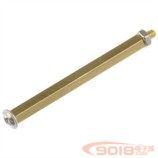 M3單通六角銅柱 螺紋3MM*長50+6MM 配螺母 螺絲 PCB線路板 電路板 支撐固定