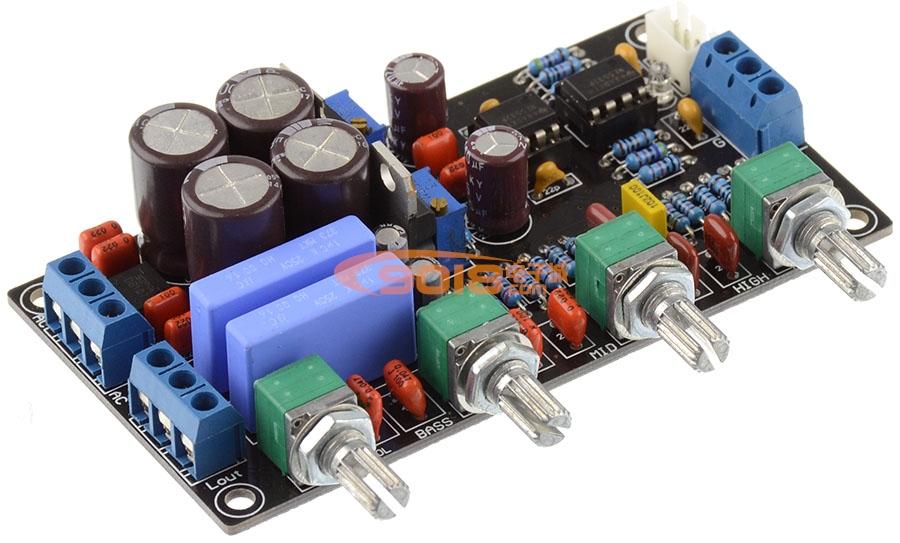 NE5532高保真發(fā)燒音調(diào)板 成品板 帶IC座 2015升級豪華型