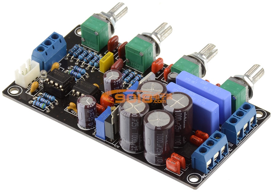 NE5532高保真發(fā)燒音調(diào)板 成品板 帶IC座 2015升級豪華型