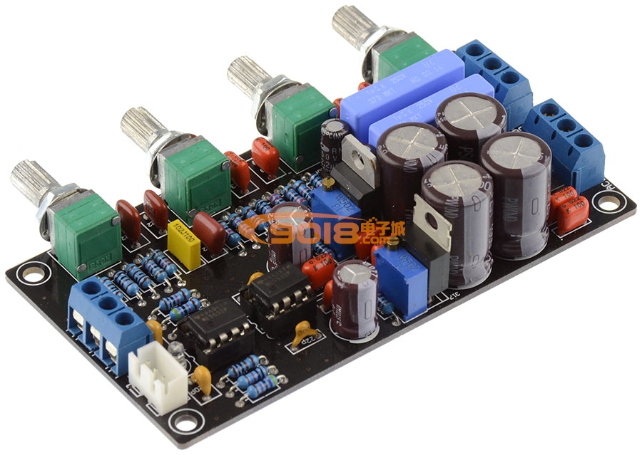 NE5532高保真發(fā)燒音調(diào)板 成品板 帶IC座 2015升級豪華型
