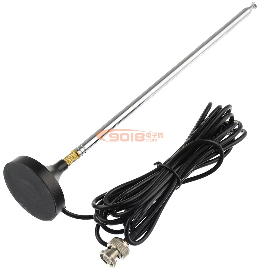 車載吸盤拉桿天線 調頻發射/接收專用 長115CM 含3米饋線Q9頭