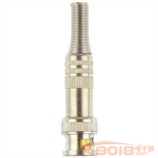 全銅半鍍金 BNC/Q9 接插頭 適用75/50-3型線徑5MM視頻同軸電纜/饋線