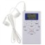 袖珍FM調頻立體聲收音機 英語聽力耳機 校園廣播 數字選頻 70-108MHz