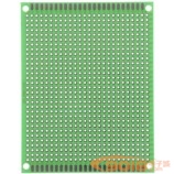綠油單面FR-4環氧玻纖PCB萬能板/電路板/洞洞板/萬用板/實驗板（7X9CM 厚1.6MM）