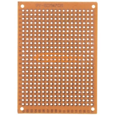 單面電木板/膠板/萬(wàn)能板/萬(wàn)用板/電路板/實(shí)驗(yàn)板/洞洞板（5*7CM）