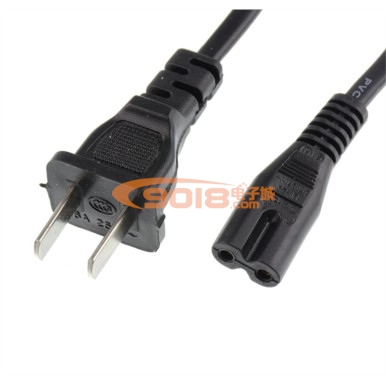 優質8字尾電源線 電源適配器 220V交流電線 二字插/二腳插轉八字型 1.5米