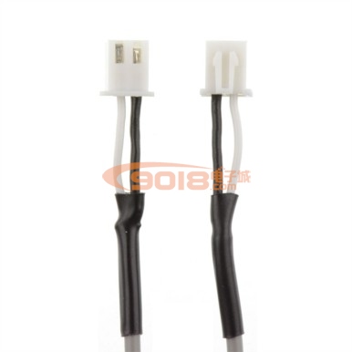 優質音頻信號輸入/輸出單芯屏蔽線 雙頭2PIN插頭 長35/50CM 1條價