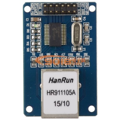 ENC28J60 網(wǎng)絡(luò)模塊 與開(kāi)發(fā)板相連后能用單片機(jī)登錄互聯(lián)網(wǎng)網(wǎng)站(51單片機(jī)開(kāi)發(fā)板配件)