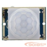 人體紅外感應模塊 人體紅外模塊（熱釋電傳感器，提供原理圖）