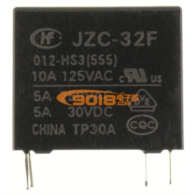 全新原裝宏發繼電器 DC12V AC250V/5A 4腳1組 常開型