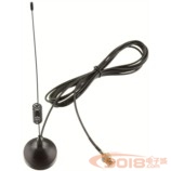 手機GSM 900/1800MHz 車載吸盤天線 26CM彈簧加感短天線 帶3米饋線/延長線 BNC/9Q 插頭