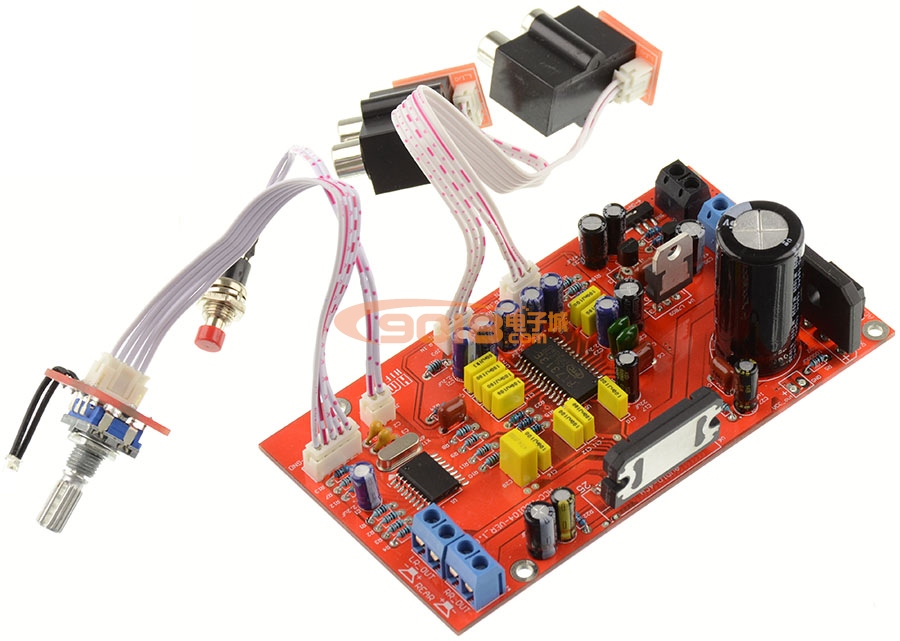 四聲道 前級音效可調 TDA7388汽車音響 車載功放板 家庭影院 成品