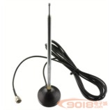 車載吸盤拉桿天線 調頻發射/接收全頻天線 長110CM 含5米饋線 英制F頭