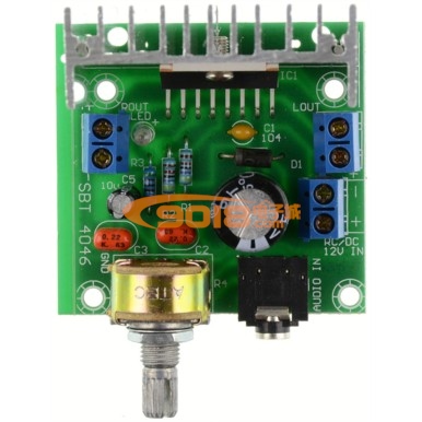 TDA7297數(shù)字功放板 雙聲道車載功放模塊 直流單12V供電