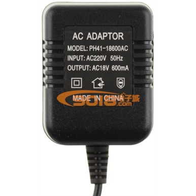 AC220V 50Hz轉(zhuǎn)AC18V 600mA交流電源適配器 線性變壓器 AC ADAPTOR