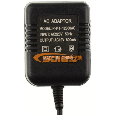 AC220V 50Hz轉AC12V 800mA交流電源適配器 線性變壓器AC ADAPTOR