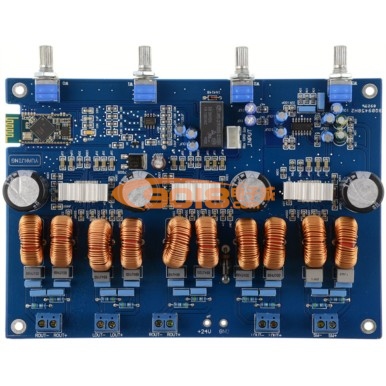 TPA3116 4.1聲道藍牙功放板 帶低音炮五聲道D類數字功放板