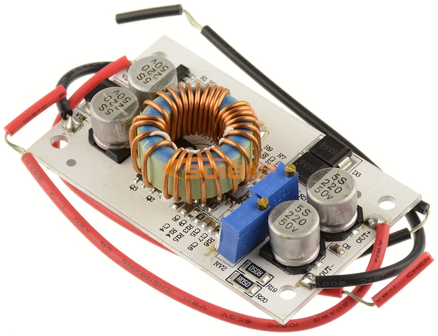 DC12V/250W大功率升壓恒壓恒流電源板/LED電源驅動模塊/車載筆記本電源