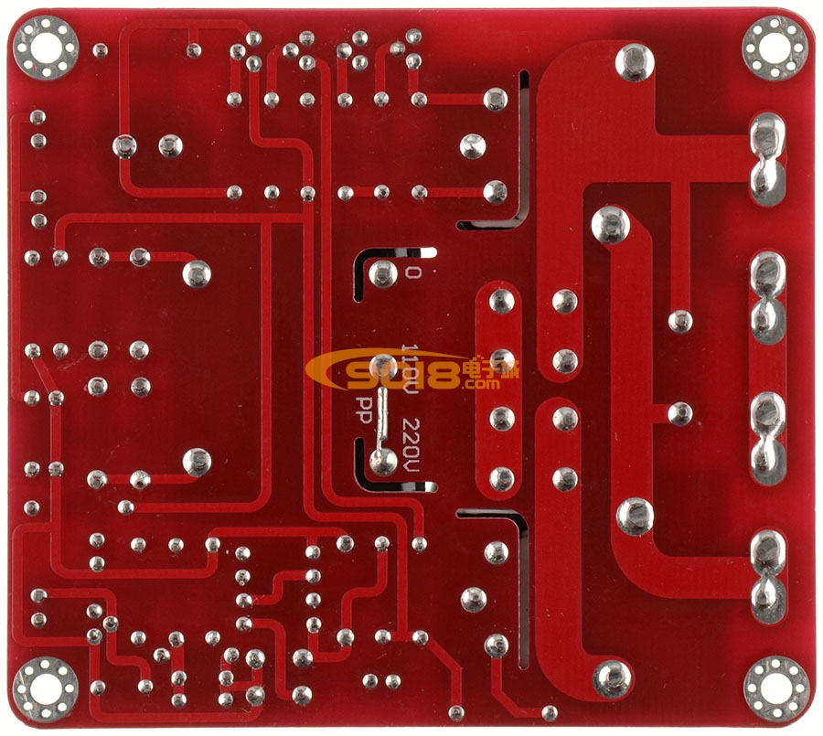 甲類延時軟啟動溫度保護板（帶開關功能）