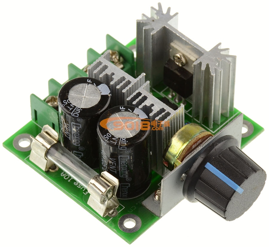 直流電機調速器/變速泵模塊/PWM無級調速/調速開關 12V～40V 10A
