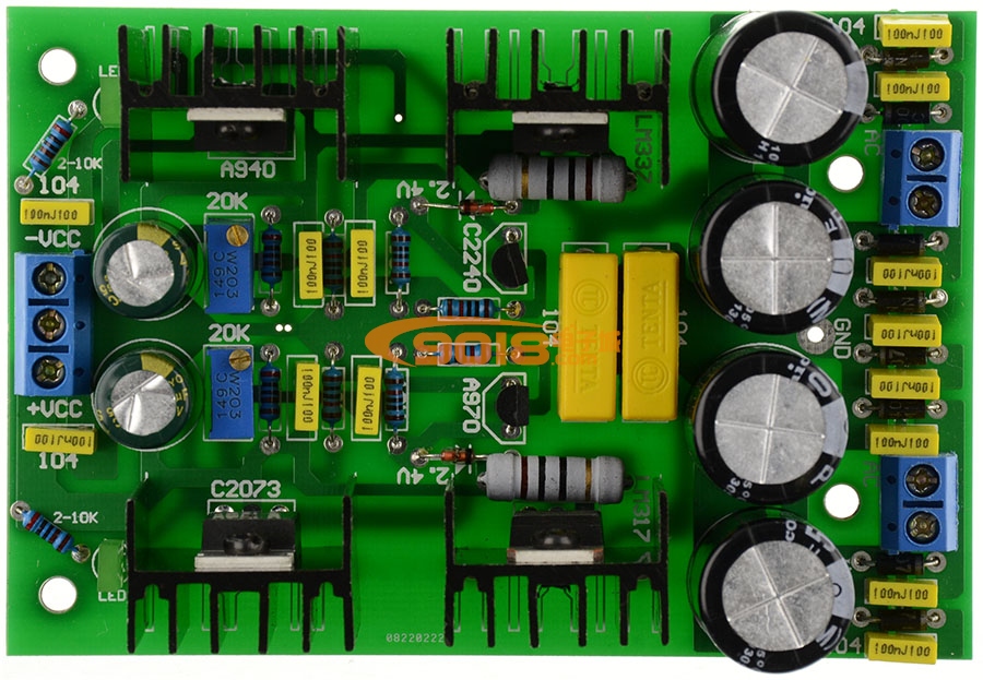 甲類并聯式穩壓電源板 正負雙路輸出 功放前級電源板