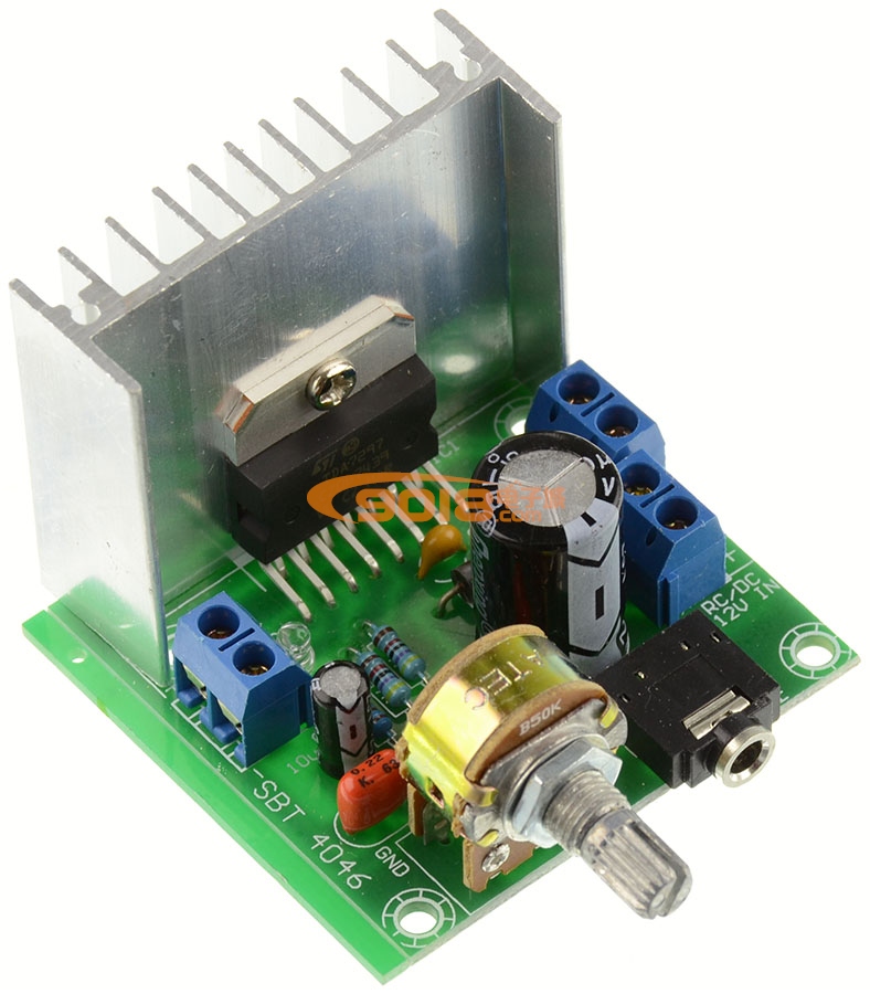 TDA7297數(shù)字功放板 雙聲道車載功放模塊 直流單12V供電